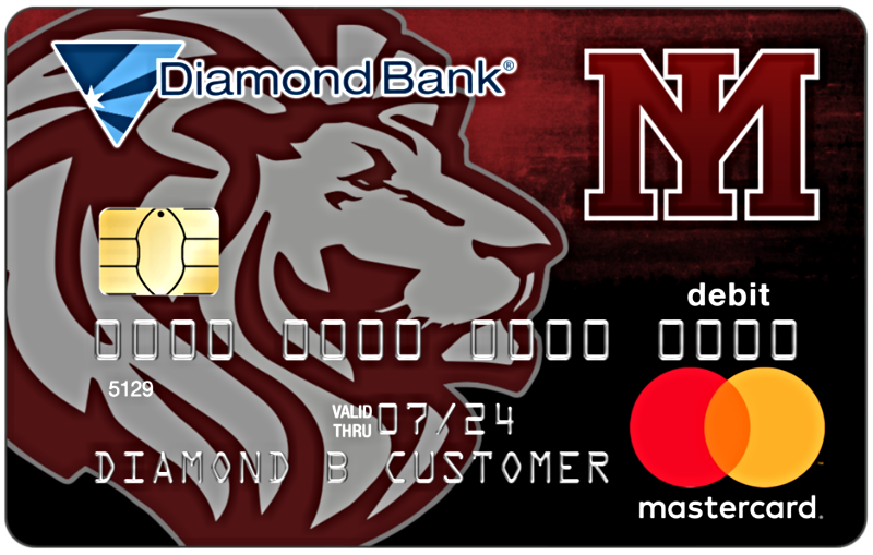 mount ida lions mascot debit card
